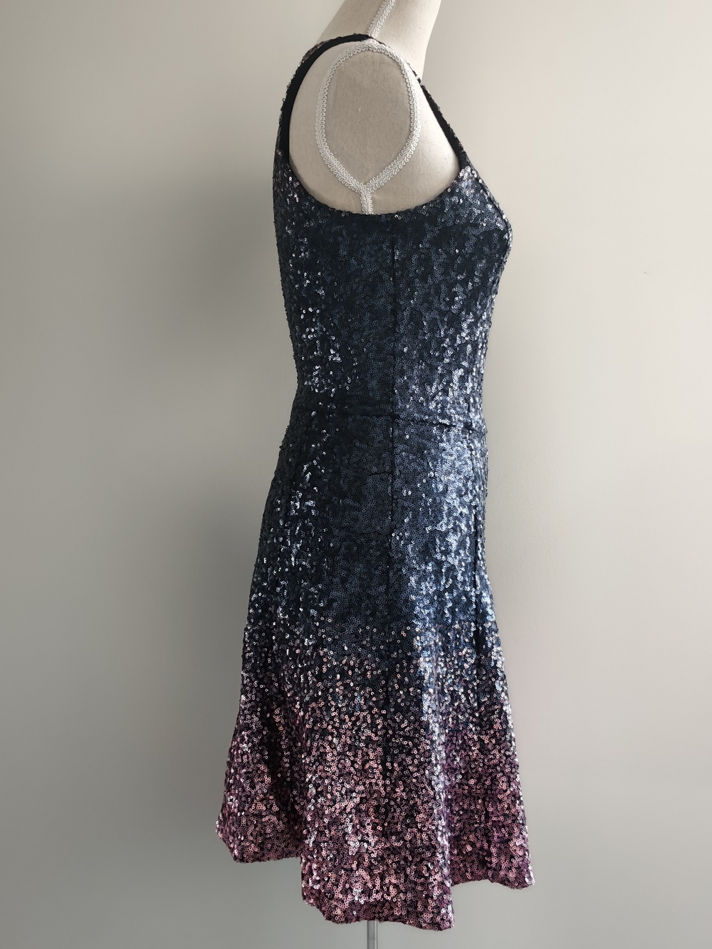 Dress the Population Andi Rose Gold to Black Ombre Sequin Mini Dress - Picture 10 of 16